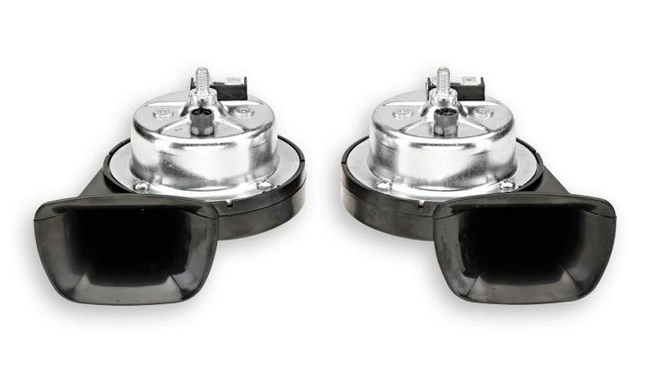 Mooie zwart zilver snailhorn toeters, Auto-onderdelen, Overige Auto-onderdelen, Nieuw, Ophalen of Verzenden