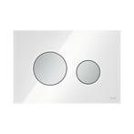 Bedieningsplaat TECE Loop Met Duospoeltechniek Glas Wit Met, Ophalen of Verzenden, Nieuw, Chroom, Overige typen