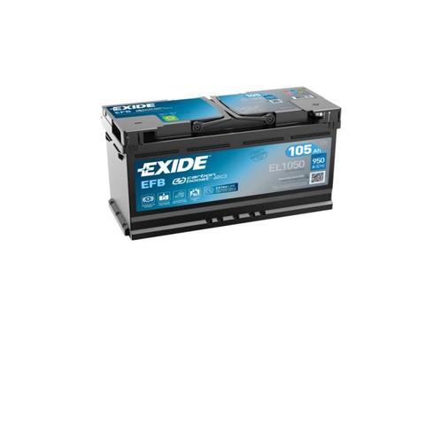 Exide EFB accu | EL1050 | 12V 105Ah, Auto-onderdelen, Accu's en Toebehoren, Ophalen of Verzenden