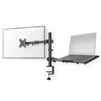 Monitorbeugel voor scherm en laptopbeugel | Bureau montage, Computers en Software, Laptopstandaarden, Verzenden, Nieuw, Nedis