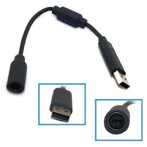 Microsoft Breakaway Kabel-Zwart (Xbox 360) Gebruikt, Spelcomputers en Games, Spelcomputers | Xbox | Accessoires, Zo goed als nieuw