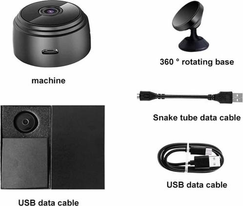 Verborgen Wifi Camera Met App – AyeWay® - Wifi Camera - 4K -, Audio, Tv en Foto, Fotocamera's Digitaal, Zo goed als nieuw, Ophalen of Verzenden