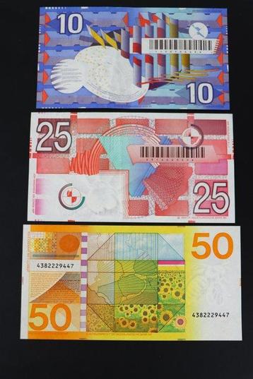 Nederland. - 10, 25 and 50 Gulden - Various Dates (Zonder beschikbaar voor biedingen