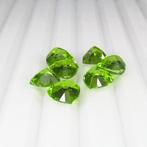 7 pcs Geel, Groen Olivijn - 13.21 ct - nternational Colored, Sieraden, Tassen en Uiterlijk, Edelstenen, Nieuw