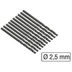 Benson Metaalborenset - HSS - 2,5 mm - 10 stuks - Korte v..., Doe-het-zelf en Verbouw, Gereedschap | Boormachines, Ophalen of Verzenden