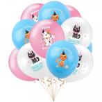 96-delige party set Happy Cats pastel, Dieren en Toebehoren, Verzenden, Nieuw