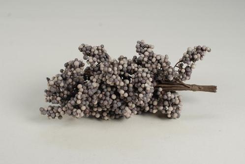 Bunch berrie 30 cm. Foam Cream-Brown Bunch berrie 30, Hobby en Vrije tijd, Knutselen, Nieuw, Ophalen of Verzenden