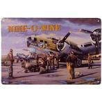 Metalen plaatje - B-17 nine-O-nine flying fortress NIEUW, Nieuw, Ophalen of Verzenden