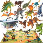 XL 24-delige stoere dinosaurussen set met speelmat, Kinderen en Baby's, Speelgoed | Actiefiguren, Nieuw, Verzenden