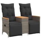 Luxe Tuinbank - Verstelbaar & Comfortabel - Retourdeal 35%, Ophalen of Verzenden, Nieuw, Rotan