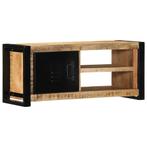 vidaXL Tv-meubel 80x30x35 cm massief ruw mangohout, Huis en Inrichting, Kasten | Televisiemeubels, Verzenden, Nieuw, Overige houtsoorten