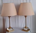 Kullmann - Tafellamp (2) - Verguld messing, Plexiglas -
