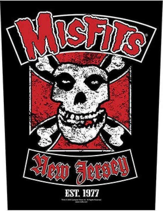 Misfits - Biker - Backpatch officiële merchandise, Verzamelen, Muziek, Artiesten en Beroemdheden, Kleding, Nieuw, Ophalen of Verzenden