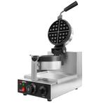 GGM Gastro | Wafelijzer - Enkel - Handmatig - 1,3 kW - Vorm:, Verzenden, Nieuw in verpakking, Overige typen