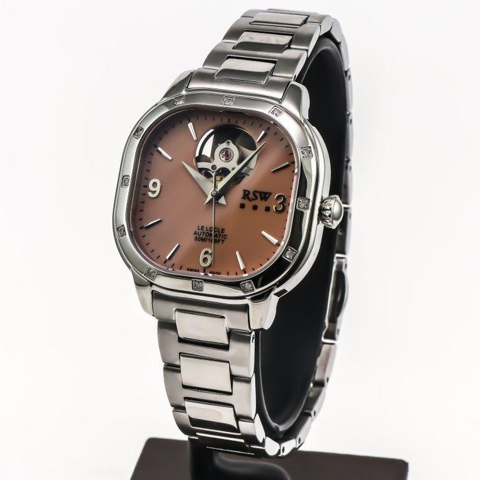 RSW - Le Locle Open Heart Diamond Swiss Watch -, Sieraden, Tassen en Uiterlijk, Horloges | Heren