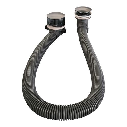 Badafvoer met Overloop Badvulcombinatie Brauer Gunmetal, Doe-het-zelf en Verbouw, Sanitair, Bad, Nieuw, Ophalen of Verzenden