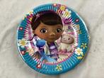 Veiling - Disney Doc Mcstuffins verjaardag bordjes - 12 verp, Nieuw