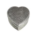 hart opbergdoos koe grijs 15cm*, Huis en Inrichting, Woonaccessoires | Overige, Verzenden, Nieuw