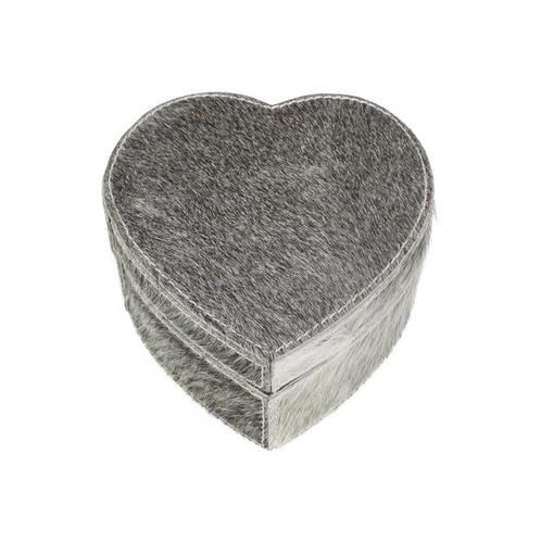 hart opbergdoos koe grijs 15cm*, Huis en Inrichting, Woonaccessoires | Overige, Verzenden