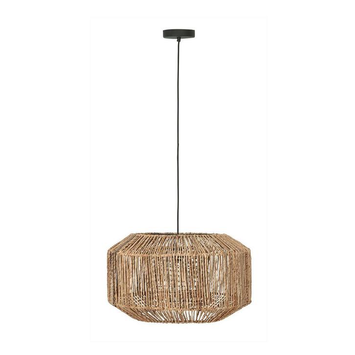 *WOONWINKEL* Must Living Soller Ronde Lamp Abaca Bananenblad, Huis en Inrichting, Lampen | Hanglampen, Nieuw, Verzenden