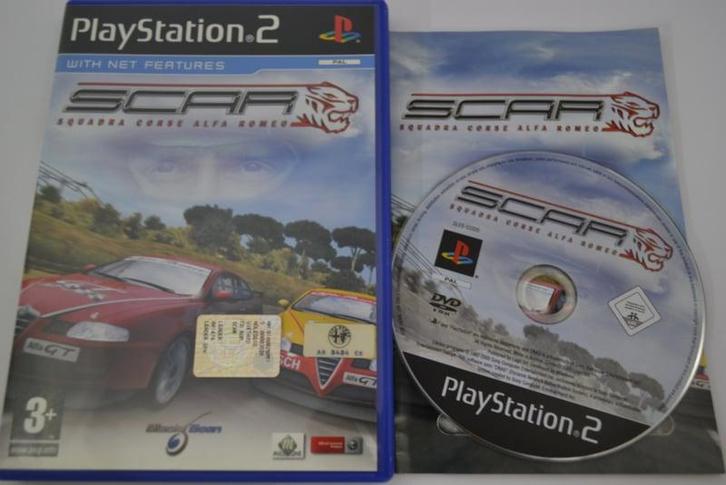 SCAR Squadra Corse Alfa Romeo (PS2 PAL), Spelcomputers en Games, Games | Sony PlayStation 2, 1 speler, Zo goed als nieuw, Verzenden
