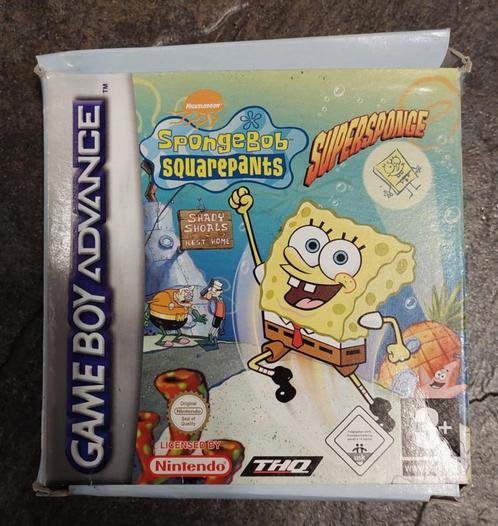 Spongebob supersponge (Gameboy advance tweedehands game), Spelcomputers en Games, Games | Nintendo Game Boy, Zo goed als nieuw