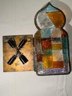 Poccetti Marino - Wandkandelaar - Muranoglas, Smeedijzer -, Antiek en Kunst, Antiek | Lampen