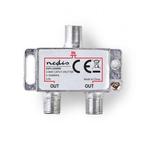 F connector splitter - Nedis (2-weg, 4.2 dB), Verzenden, Nieuw