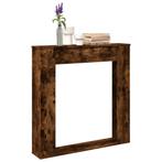 vidaXL Haardombouw 100x20x100 cm bewerkt hout gerookt, Huis en Inrichting, Haarden, Verzenden, Nieuw