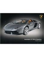 2013 LAMBORGHINI AVENTADOR ROADSTER LP 700-4 VERKORT