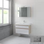 Bruynzeel Monta badkamermeubel met grijze wastafel 90 grijs, Nieuw, Ophalen of Verzenden