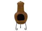 Sol-y-Yo Chimenea Mexicaanse terracotta kachel (geel, 105, Tuin en Terras, Verzenden, Nieuw