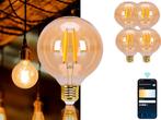 E27 LED lamp - Dimbaar - Filament lamp - 6W - 4 stuks - Aigo, Huis en Inrichting, Lampen | Losse lampen, Verzenden, Zo goed als nieuw