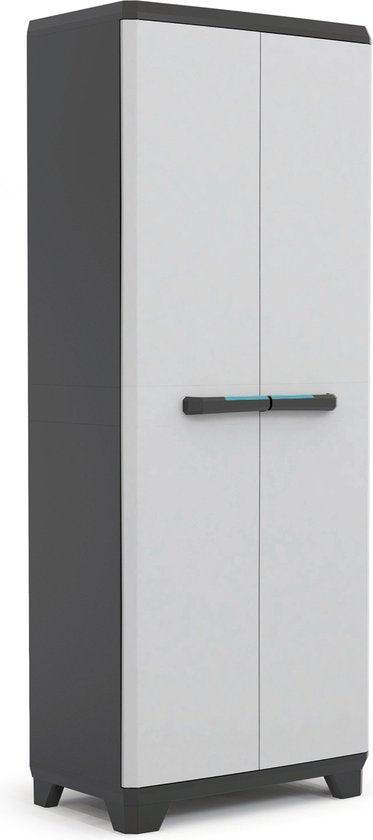 2dekans | Keter Linear Utility Opbergkast - 68x173x39 cm -, Huis en Inrichting, Kasten | Overige, Zo goed als nieuw, Ophalen of Verzenden