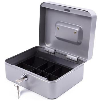 Benson Metalen geldkistje - uitneembare lade - slot met t... beschikbaar voor biedingen