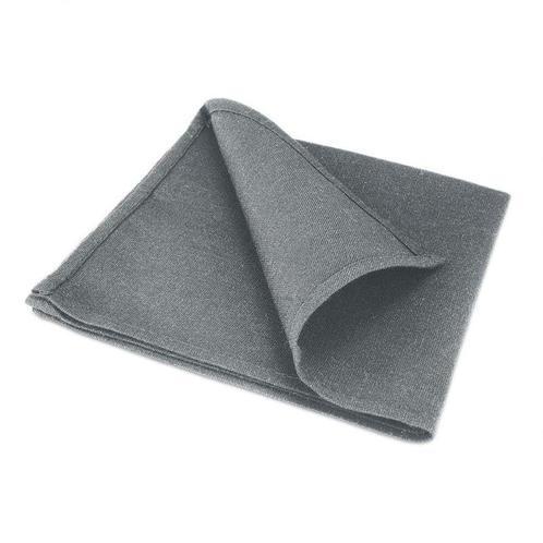 Servetten Antraciet Grijs 40x40cm Katoen - Treb X, Huis en Inrichting, Keuken | Textiel, Tafelkleed of Tafelzeil, Overige kleuren