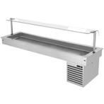 GGM Gastro | Inbouw koelbak 2,1m - +2 tot +8 °C - 6x GN 1/1, Verzenden, Nieuw in verpakking