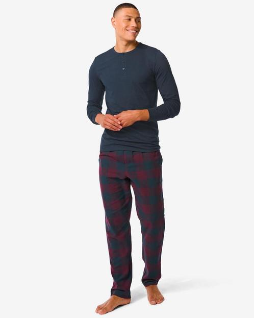 Heren pyjama flanel hema hot sale