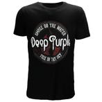 Deep Purple Smoke Circle T-Shirt - Officiële Merchandise, Verzenden, Nieuw