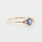 Zonder Minimumprijs - Ring 14 kt. - 0.47ct. tw. Saffier, Sieraden, Tassen en Uiterlijk, Ringen, Nieuw