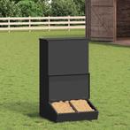 vidaXL Varkensvoeder Zwart 55 x 51 x 91,5 cm Koudgewalst, Verzenden, Nieuw