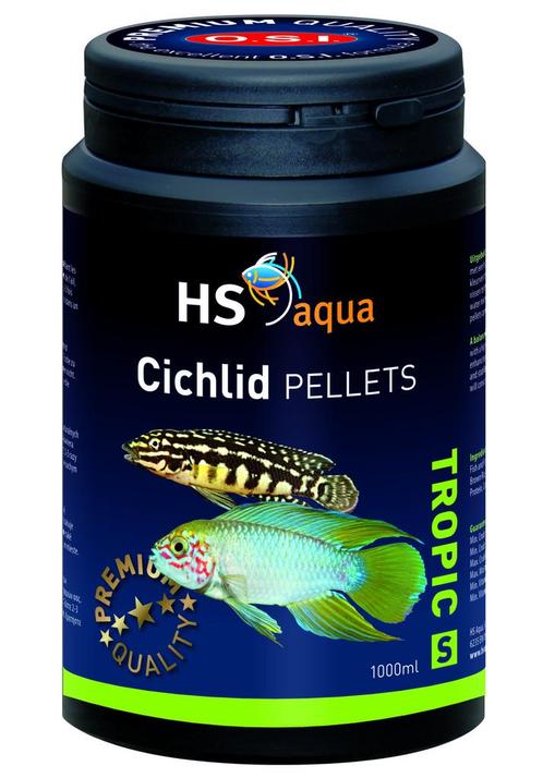 HS Aqua Cichlide Pellets S 1000 ml., Dieren en Toebehoren, Vissen | Aquaria en Toebehoren, Nieuw, Ophalen of Verzenden