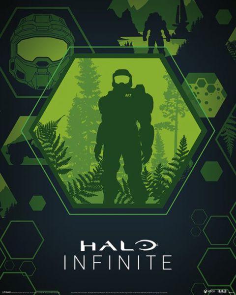 Hole in the Wall Halo Infinite Mini Poster-Master Chief, Verzamelen, Posters, Nieuw, Ophalen of Verzenden
