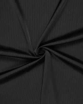 Polyester Satijn Strepen Zwart, Hobby en Vrije tijd, Stoffen en Lappen, Zwart, Nieuw