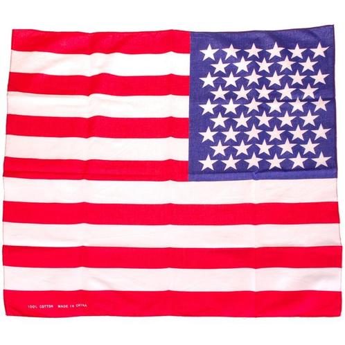 Bandana/Doek Amerikaanse Vlag 50x50 NIEUW, Kleding | Heren, Hoeden en Petten, Nieuw, Ophalen of Verzenden