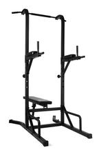 Virtufit Power Tower Deluxe met Fitnessbank, Sport en Fitness, Verzenden, Nieuw