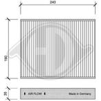BINNENFILTER VOOR FORD FIESTA VI JHS 2002-2005 1204459, Ophalen of Verzenden, Nieuw