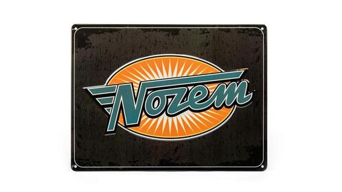 Nozem zwart reclamebord, Verzamelen, Merken en Reclamevoorwerpen, Nieuw, Ophalen of Verzenden