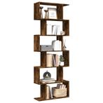 vidaXL Kamerscherm / boekenkast 6-laags 70x24x193 cm hout, Verzenden, Nieuw, Overige houtsoorten