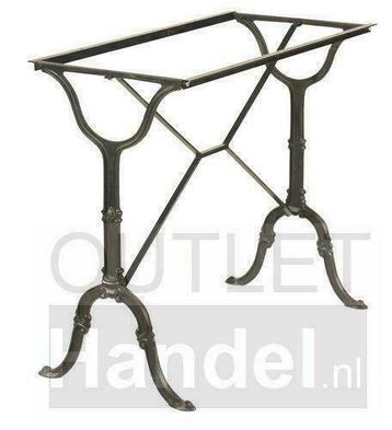 Gietijzer tafelonderstel rechthoek 83x36cm - onderstel beschikbaar voor biedingen